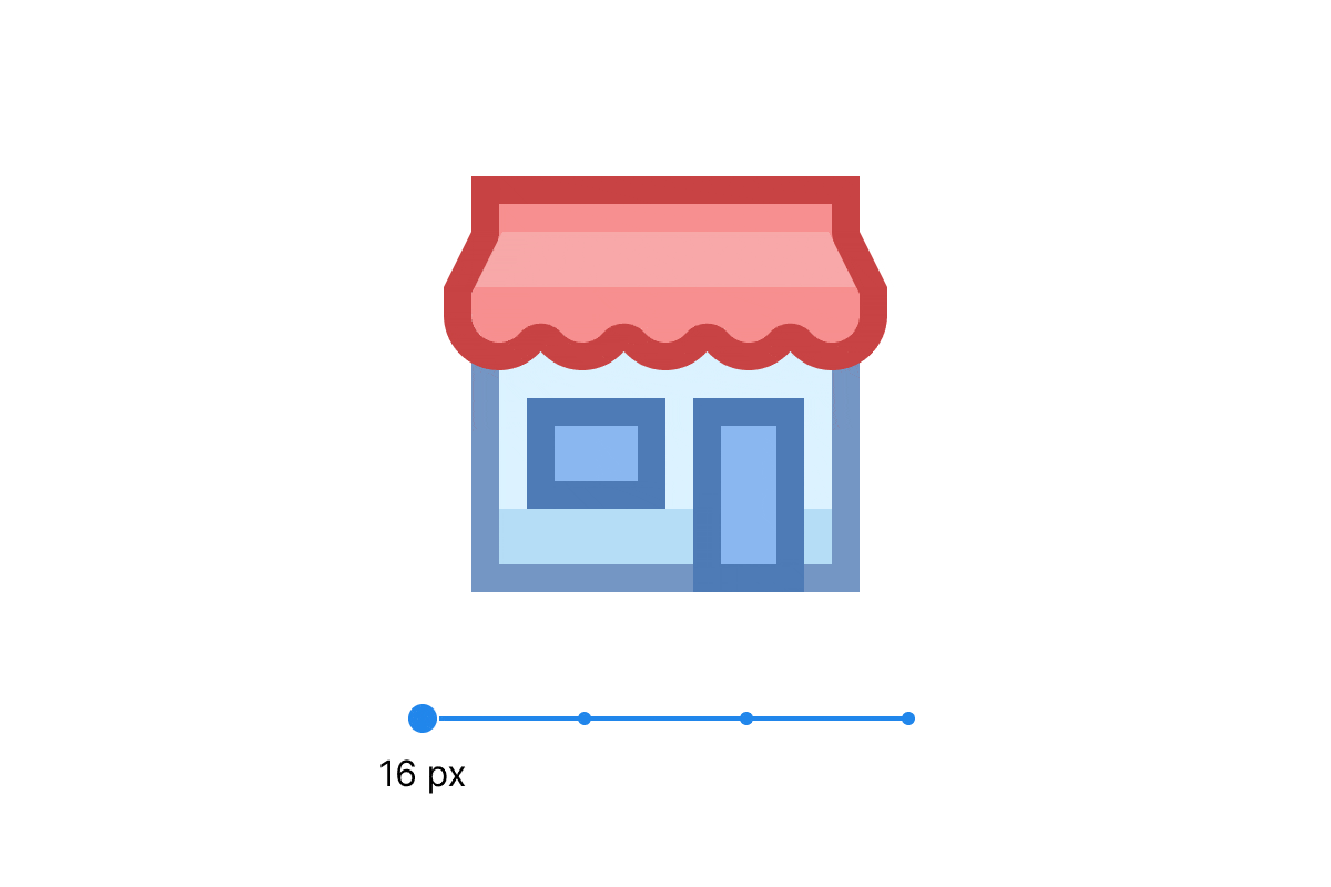 shop icon stroke width
